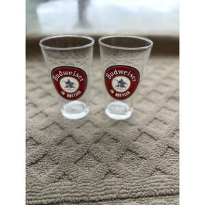 Budweiser Lot Of 2 Glasses In Bottle Anheuser Busch‎ St. Louis